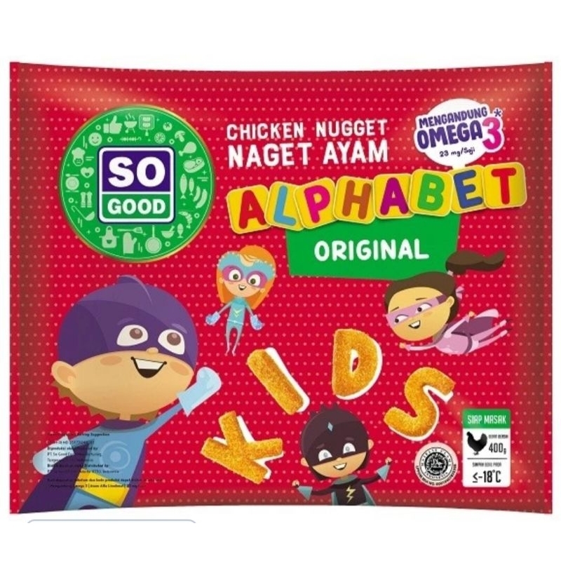 

So Good Nugget Alphabet 400g