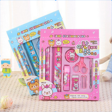 

Pensil Set Paket Alat Tulis Set Alat Tulis 9 in 1 Gambar Karakter Anak