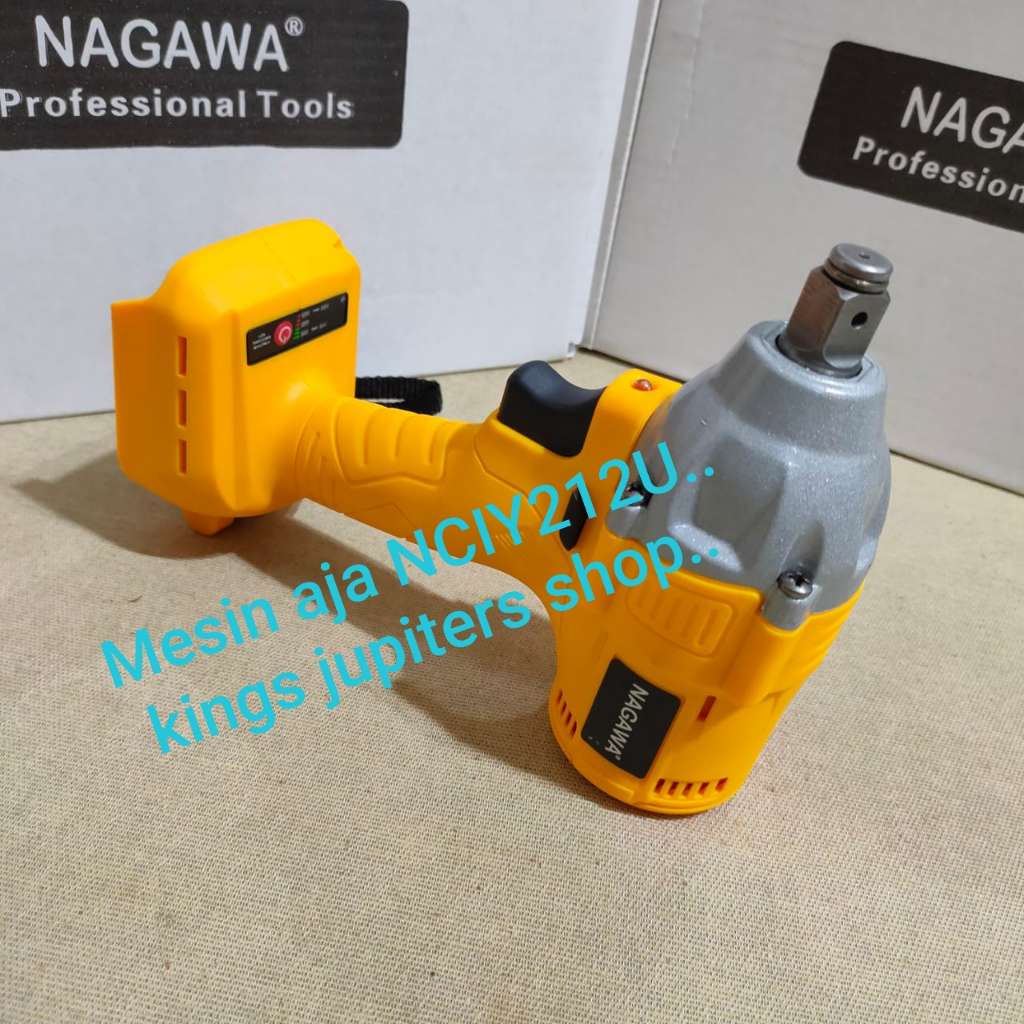 MESIN aja NAGAWA CORDLES BUKA BAUT IMPACT WRENCH IMPAK IMPEK 483