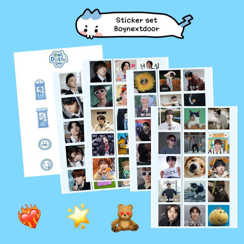 

Sticker set Boynextdoor [Free gift]