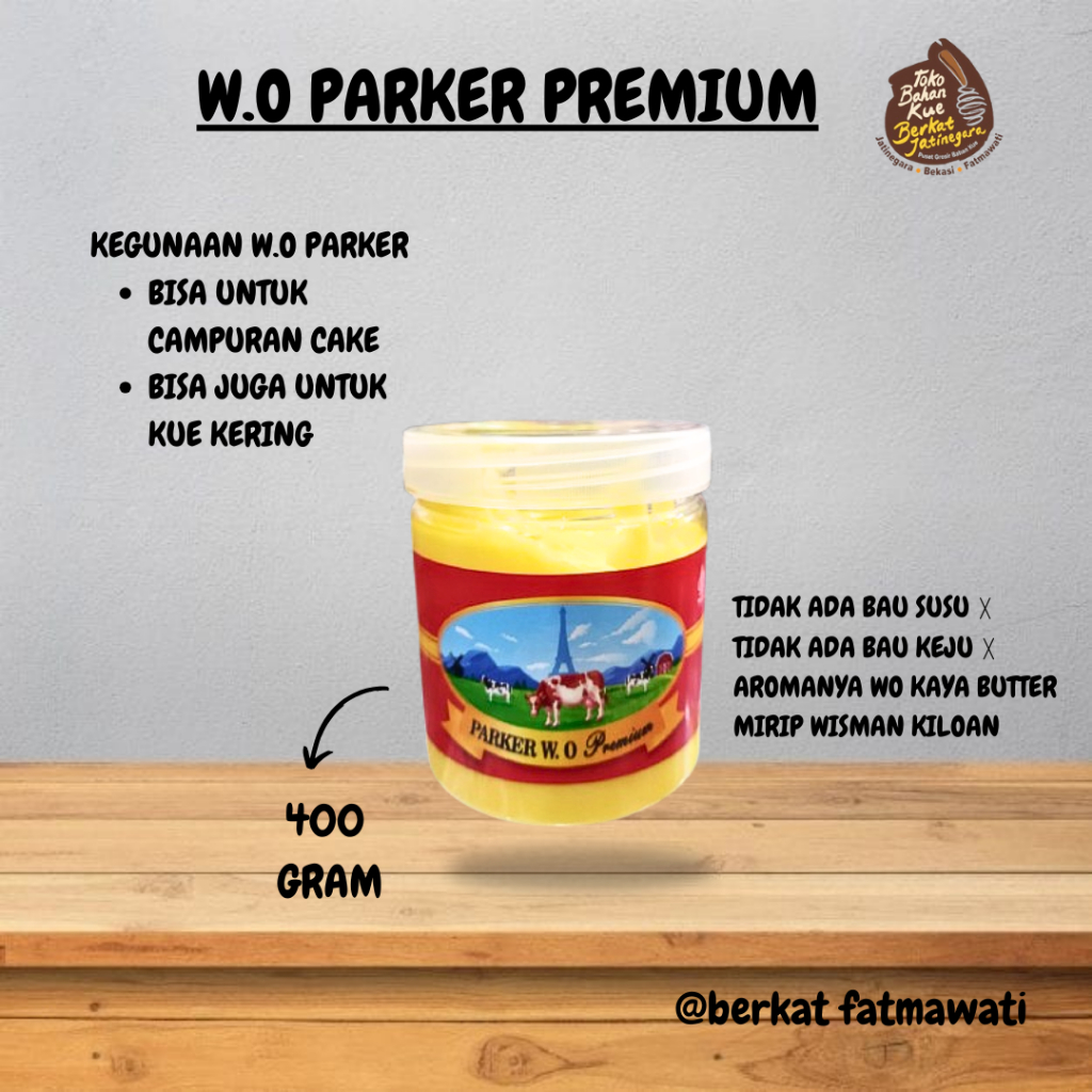 

PARKER W.O PREMIUM / BUTTER PARKER / BUTTER WO 400 GR