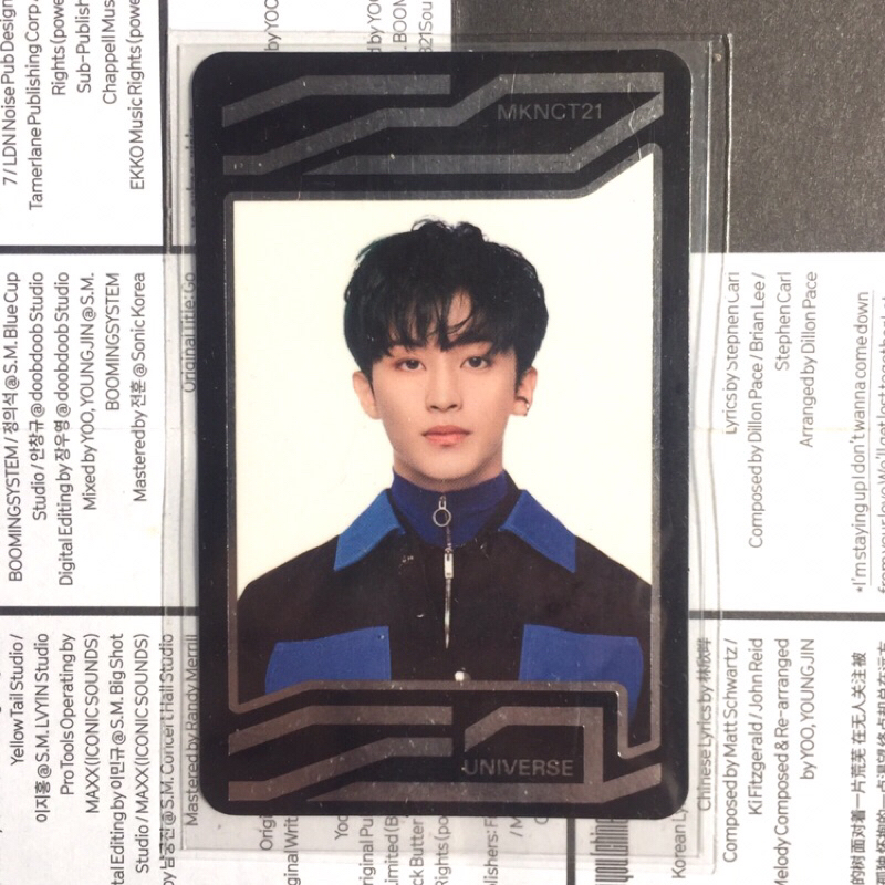 universe card uc mark lee nct dream nct 127 nct2021