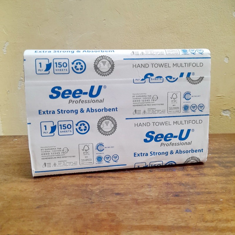 Tissue Kertas See-U Hand Towel Refill Sleeve Pack