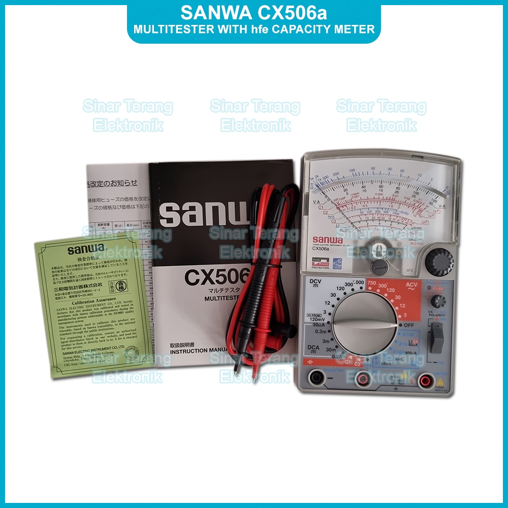 Sanwa Multitester CX506a with hfe Capacity Meter