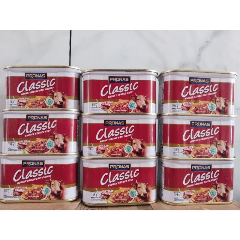

(BELI 1 GRATIS 1) Pronas Corned Beef Chunky 198 Gram 05.25