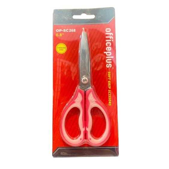 

OFFICE-P SCISSORS SOFT GRIP 6.8 PINK OP- SC268 - GRAMEDIA BSC CITY