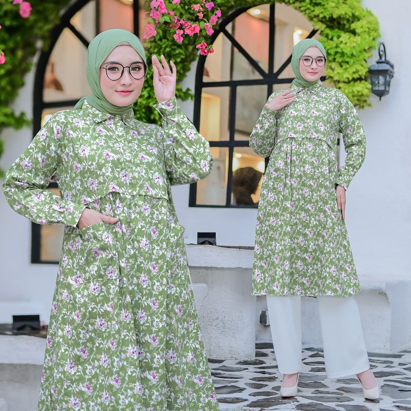 Kirana Tunik || Katun Jepang Original