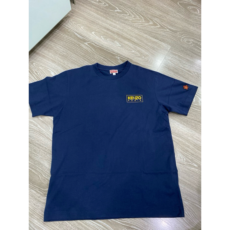 kaos pria kenzo paris navy original preloved