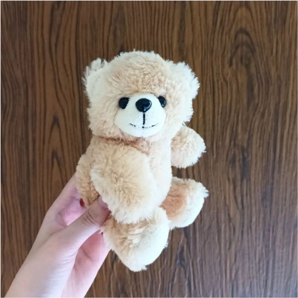 Boneka Mainan Anak Beruang Kecil Coklat Lucu