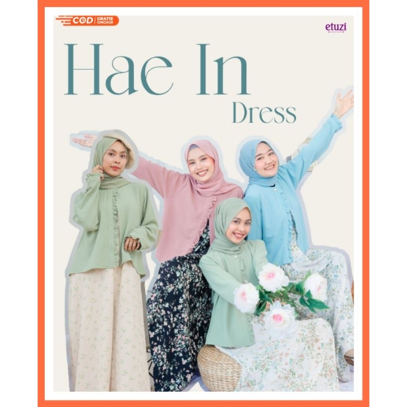 Gamis Set Outer Terbaru Crinkle Airflow Hae In Dress by Etuzi