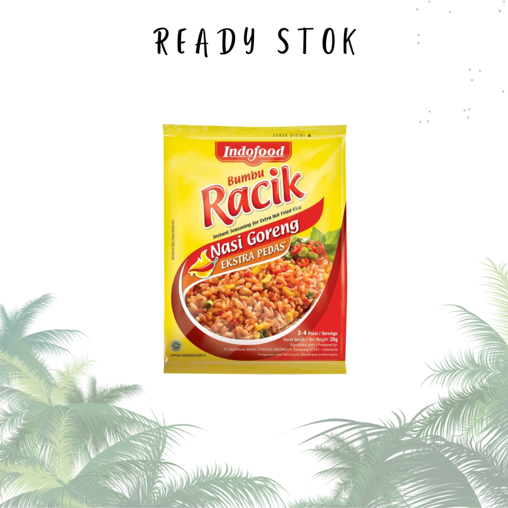 

Bumbu Racik Nasi Goreng Ekstra Pedas 5x20gr