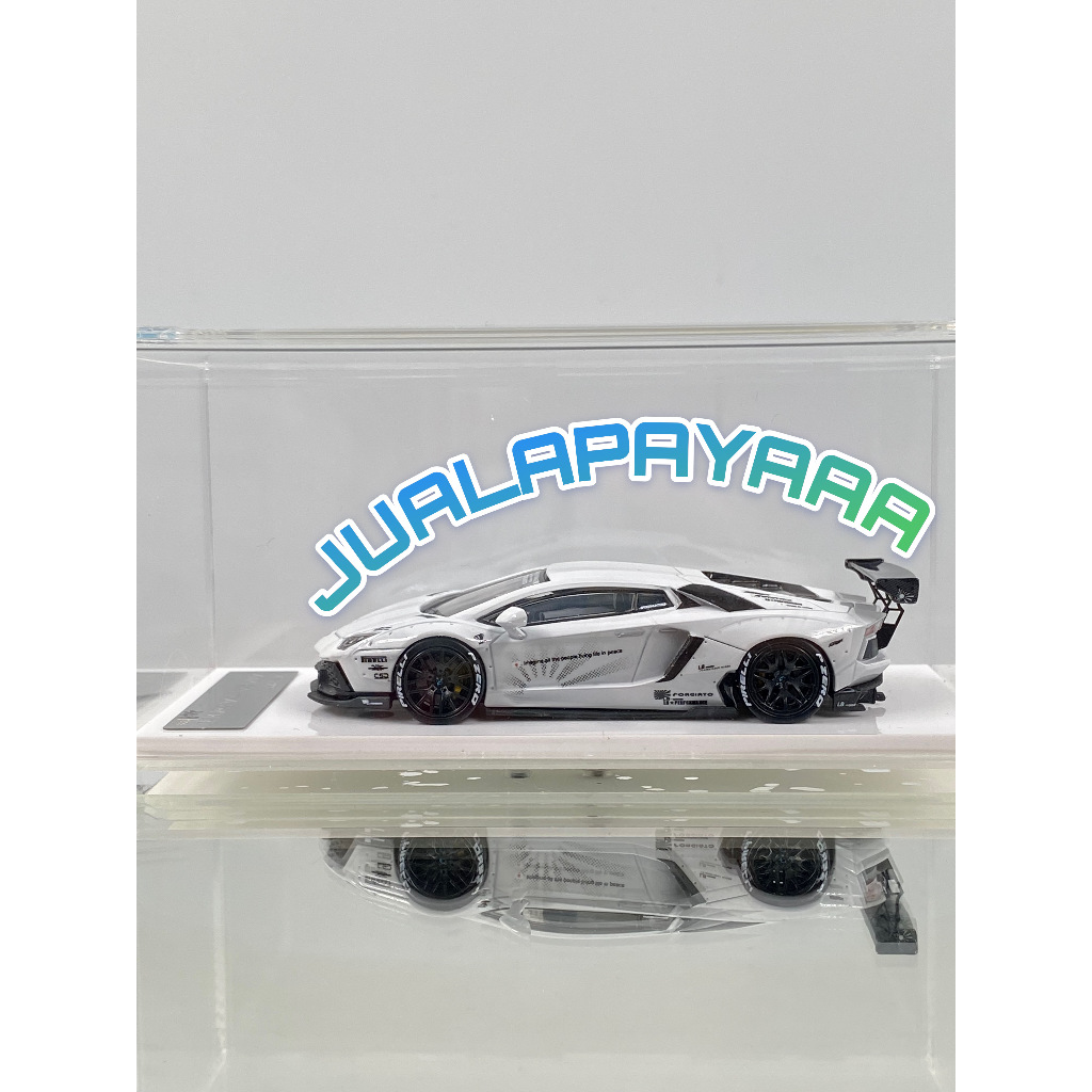LB PERFORMANCE LBWK LAMBO AVENTADOR WHITE LAMBORGHINI AVENTADOR LIBERTY WALK LIMITED EDITION