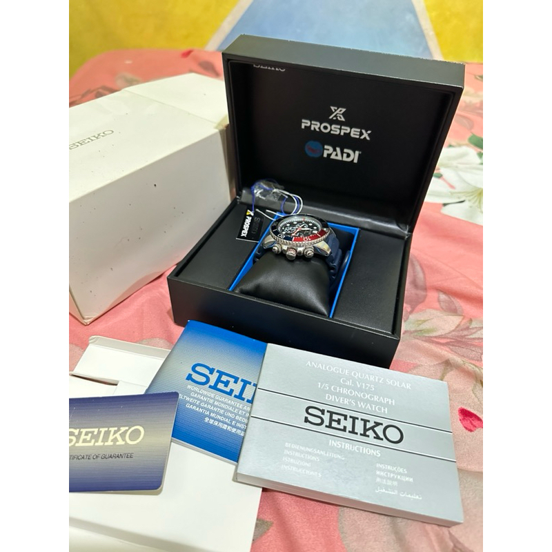 Seiko Prospex Padi Special Edition Solar Chronograph Jam Tangan Pria [SSC-663P1]
