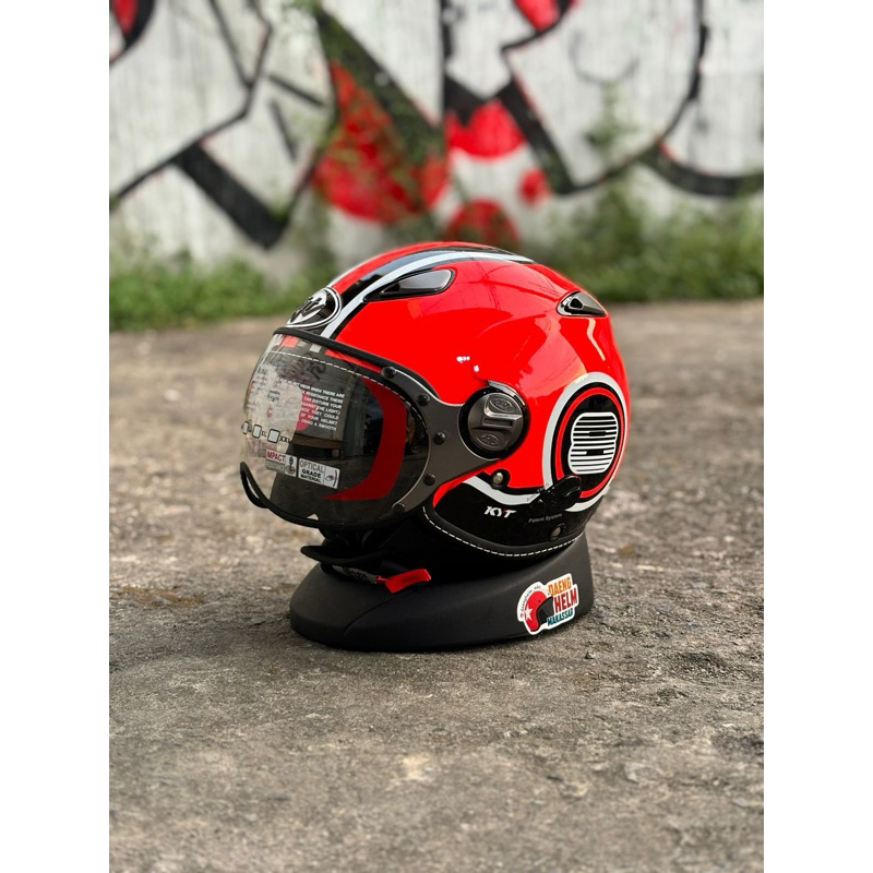 KYT ELSICO SUPER FLUO #1 RED