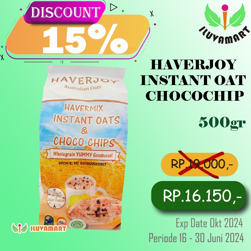 

Haverjoy Havermout 500 gr Havermut Havermix Whole grain Oat + Barley