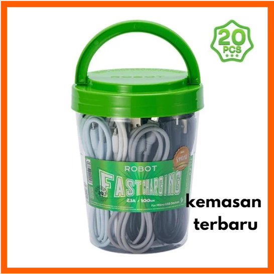 Kabel Data Robot 1 TOPLES Micro  & TYPE C 20 pcs