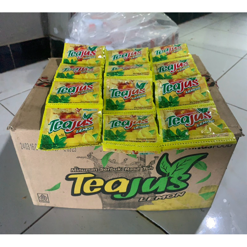 

Tea jus lemon 1 karton 360 sachet