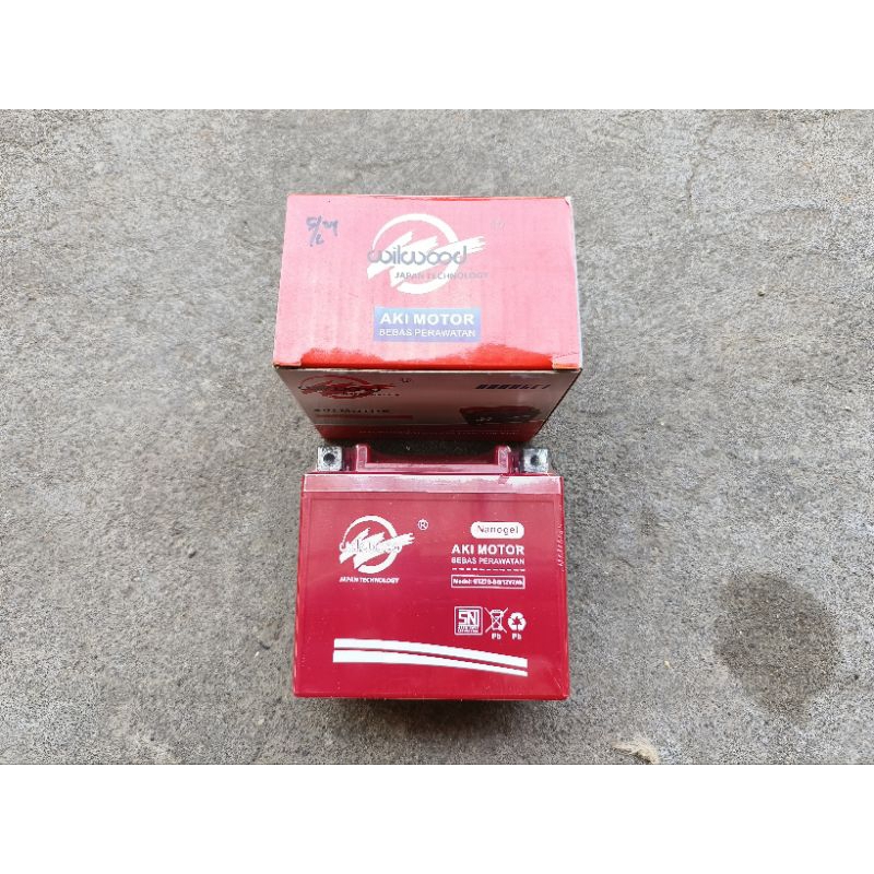AKI MOTOR WILWOOD 12V-7Ah SATRIA VARIO SCOOPY CB GL MP TIGER