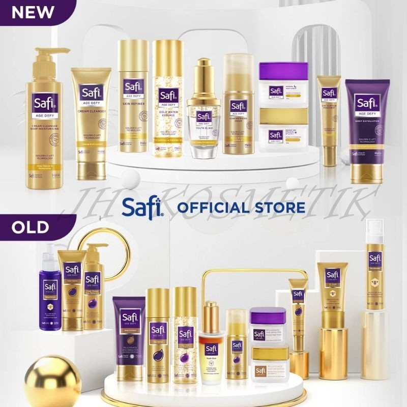 SAFI Age Defy Gold Water Essence/ Serum/ Cleanser/ Youth Elixir/ Night Cream/ Day Emulsion/ ETC