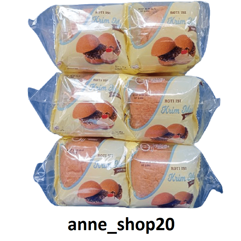 

NOB Roti Isi Krim Meses 1 Pak Isi 10 Bks Exp 15-06-25
