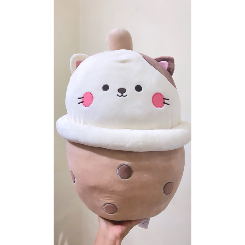 Boneka Miniso Karakter Kucing Boba Besar Lucu size 48x38cm Original / Boneka Kucing Boba Miniso / Bo