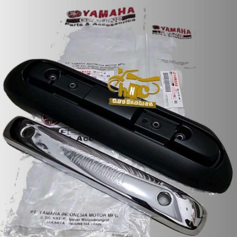 TUTUP COVER KNALPOT DAN PROTECTOR TAMENG KNALPOT MIO SMILE MIO SOUL CHROME ORIGINAL YAMAHA YGP