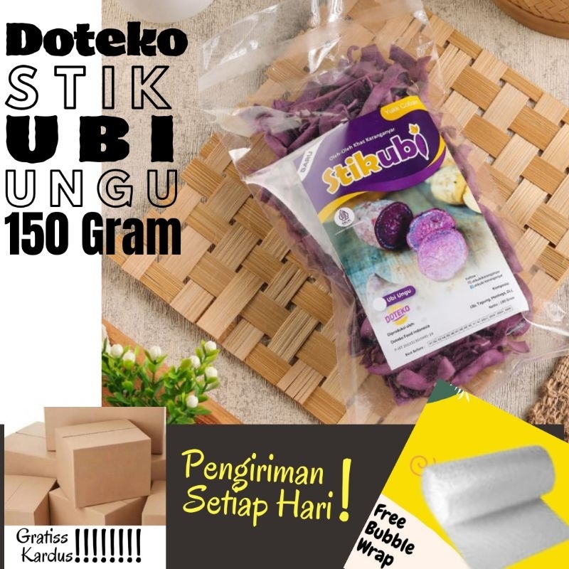 

Doteko Stik Ubi Ungu 180 Gram Khas Tawangmangu oleh oleh Karanganyar