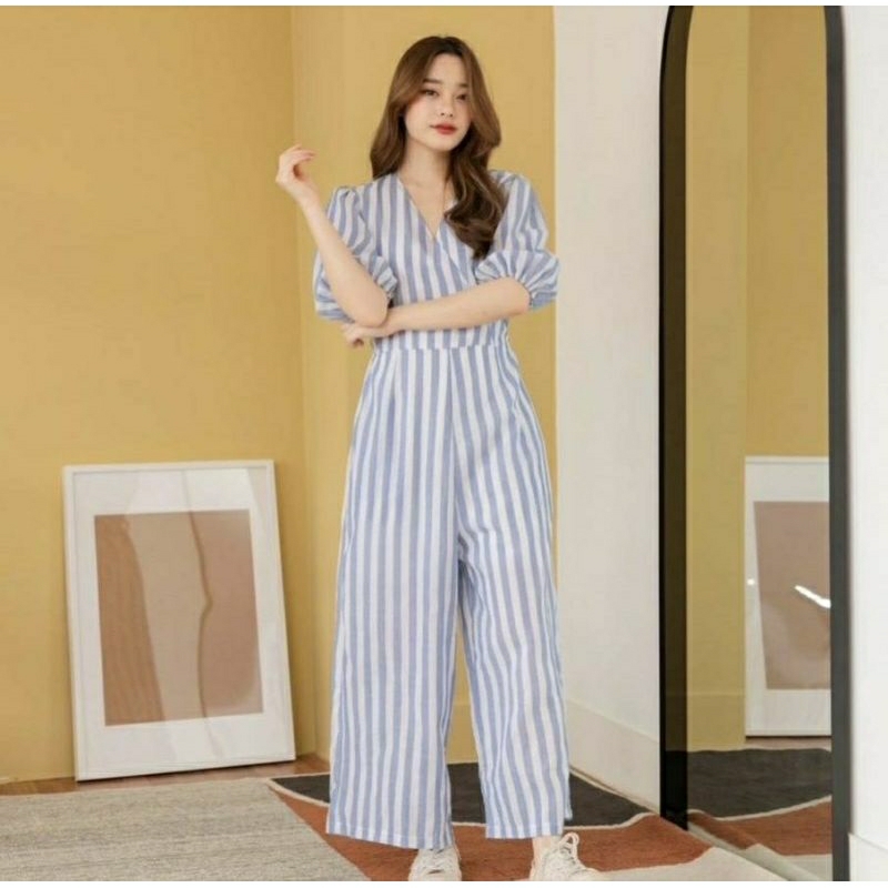 jumpsuit wanita jumpsuit panjang wanita import katun halus
