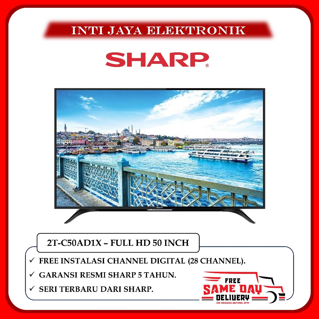 TV SHARP 50 INCH FULL HD DIGITAL TV LED 2T-C50AD1X SHARP 50INCH