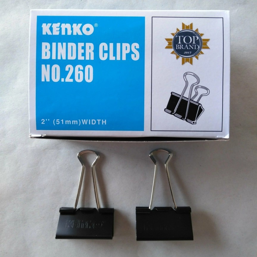 

BINDER CLIPS No. 260 KENKO