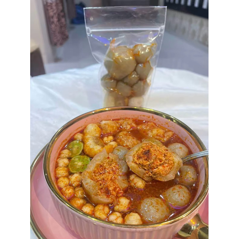 Baso aci ayam suwir/Baso aci ayam suwir termurah/baso aci ayam suwir jumbo