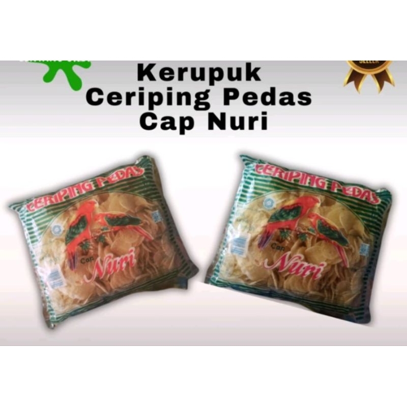 

Ceriping Pedas Cap Burung Nuri 500 Gram | Keripik Singkong | Kerupuk Ketela Pohong