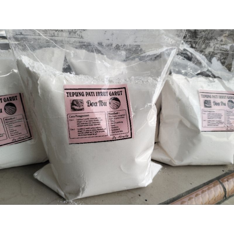 

RK60 Tepung Pati Garut/Irut 1000grm,500grm,250grm.Obat Asam Magh,Asam lambung,Gerd.