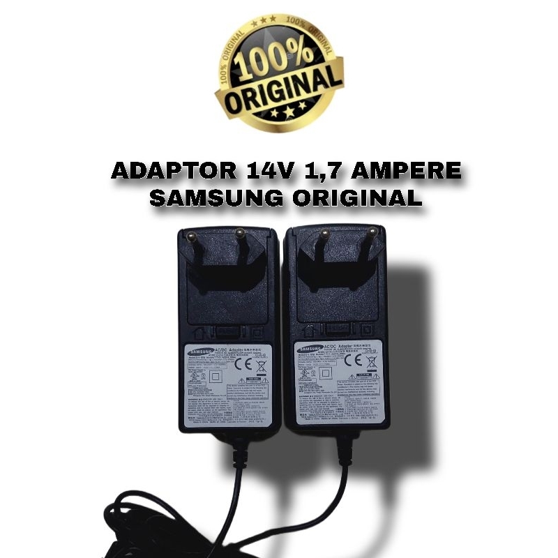 ADAPTOR AC DC ORIGINAL SAMSUNG 14 VOLT 1,786 AMPER 25 WATT JACK JARUM STB LCD TV MONITOR LED