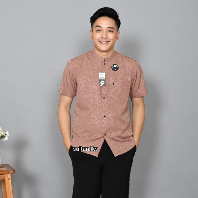 Kemko sultan motif etnik kancing jepret mewah berkualitas tinggi