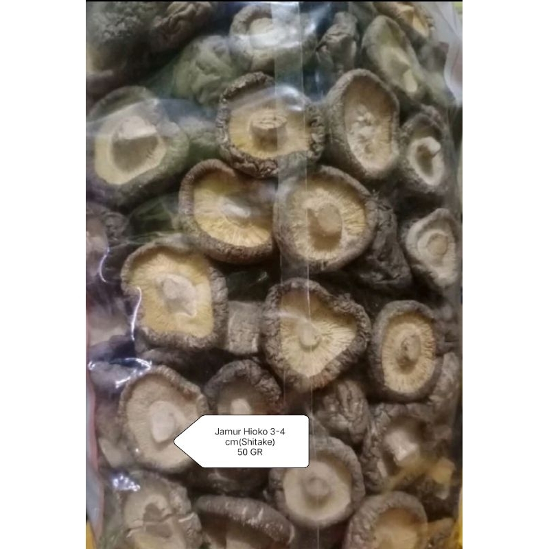 

JAMUR HIOKO 3-4 CM/SHINTAKE 50 GR