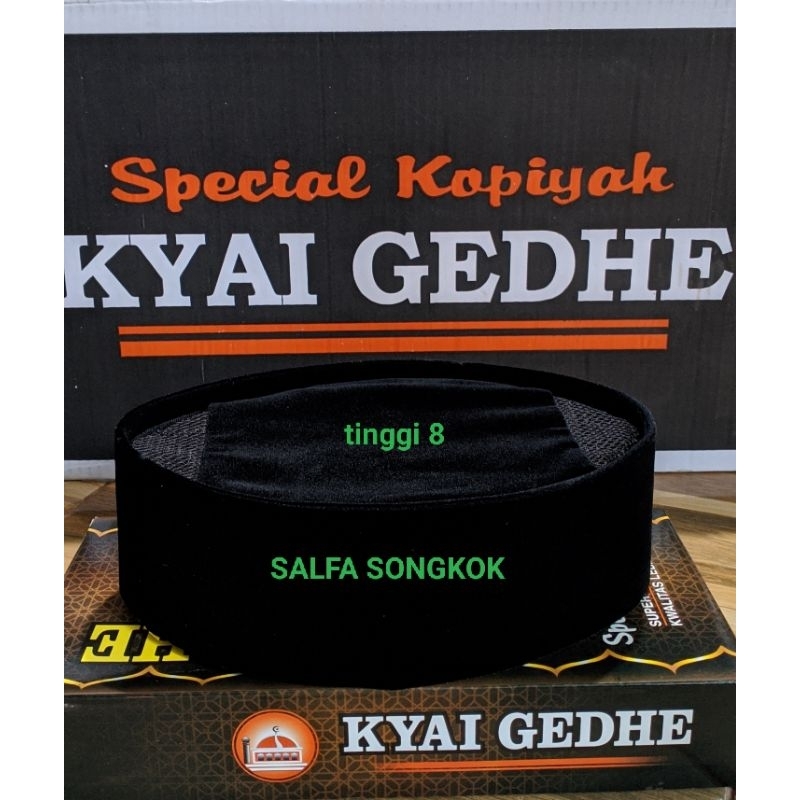(TINGGI 8,9,10) SONGKOK PECI KOPIYAH KYAI GEDHE / PERLENGKPAN SHALAT