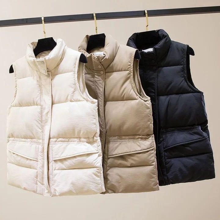 Diskon rompi wanitavest wanita musim dingin