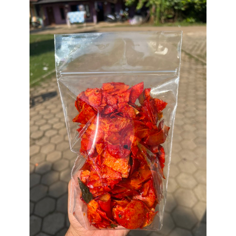 

Keripik Singkong Balado Pedas Manis 250 Gram