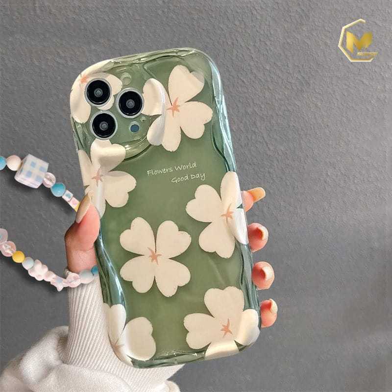 GL033 Premium Case Melting Bunga Kecil Bracelet Softcase / Casing Hp For SAMSUNG A52 A53 J2 Prime GR