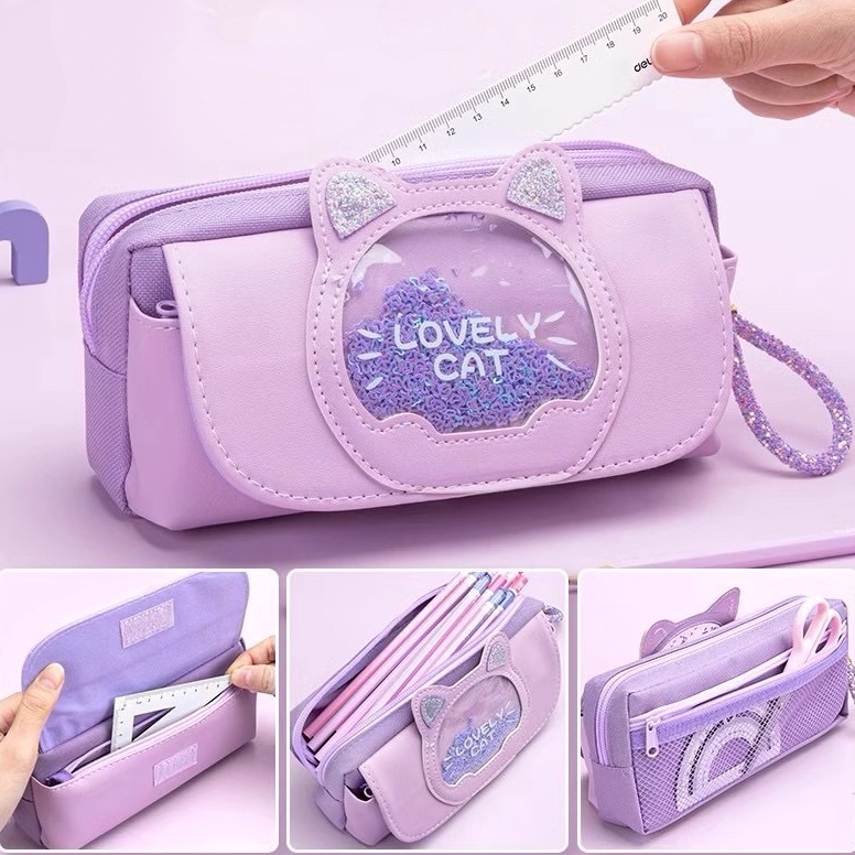 

TEMPAT PENSIL ANAK PENSIL CASE PENSIL POUCH POUCH ANAK POUCH MAKEUP DHp 79 h H7Y2