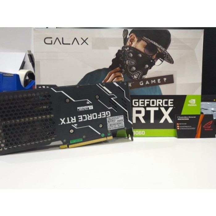 VGA NVDIA GALAX Geforce RTX3060 / RTX 3060 12GB DDR6 DUAL FAN