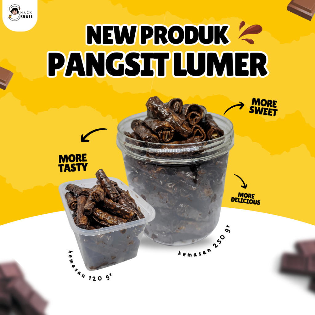 

Keripik Pangsit Coklat Lumer