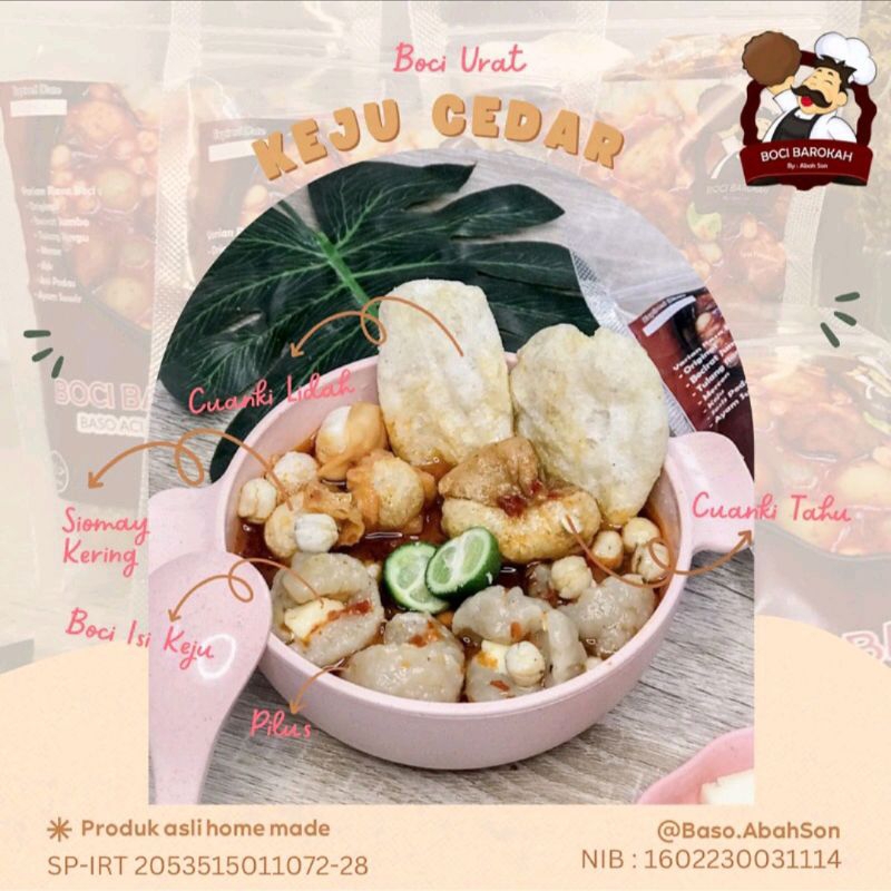 

Baso Aci isian Keju Cheddar | Baso Aci uenakkk mantull