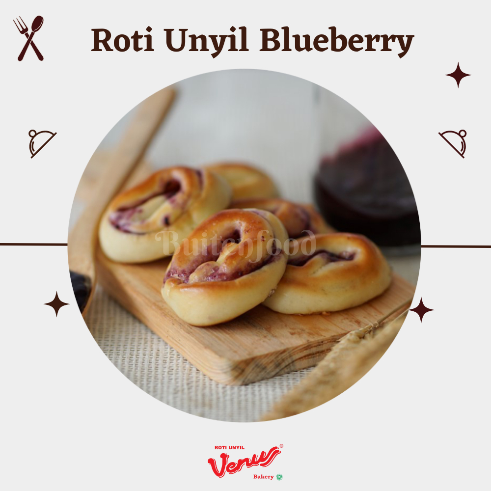 

Roti unyil manis rasa blueberry cemilan enak cemilan murah bisa free ongkir