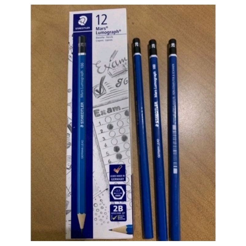 

Pensil 2b staedlear original 12pcs
