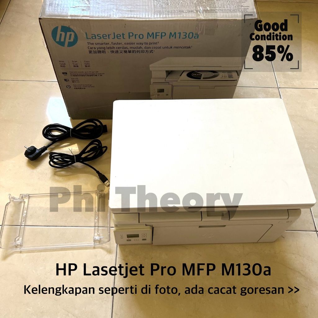 HP Printer LaserJet Mono Pro MFP M130A (Second) / Printer Fotocopy Hitam Putih Cepat