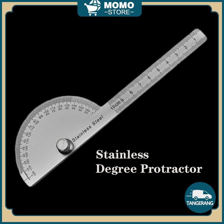 

Stainless Degree Protractor18Busur DerajatPenggaris Busur Alat Ukur Sudut d B1A9