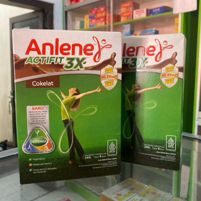 

ANLENE ACTIFIT 3X RASA COKELAT 240 GRAM BOX