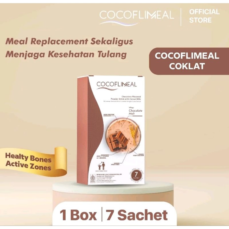 

Cocoflimeal sereal Meal replacement untuk asam lambung, gerd dan masalah pencernaan